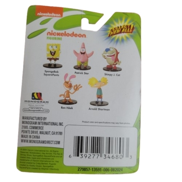 Nickelodeon SpongeBob Arnold Ren Stimpy Patrick Figure Caketoppers X 6 - Picture 12 of 12